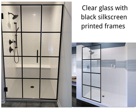 silkscreen printed glass silkscreen printed glass