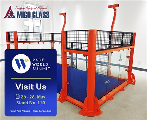 MIGO GLASS pristatys projektą-Paruošti Padelio aikštės sprendimai 2026 m. Pad...