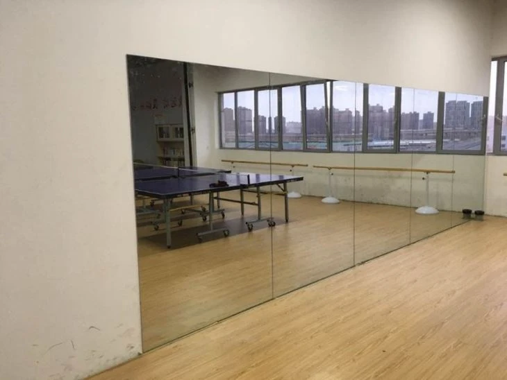 Large wall mirror